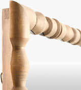 Xevae Camel Wood Mirror
