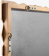 Xevae Camel Wood Mirror
