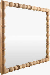 Xevae Camel Wood Mirror