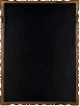 Wehai Dark Brown Wood Mirror