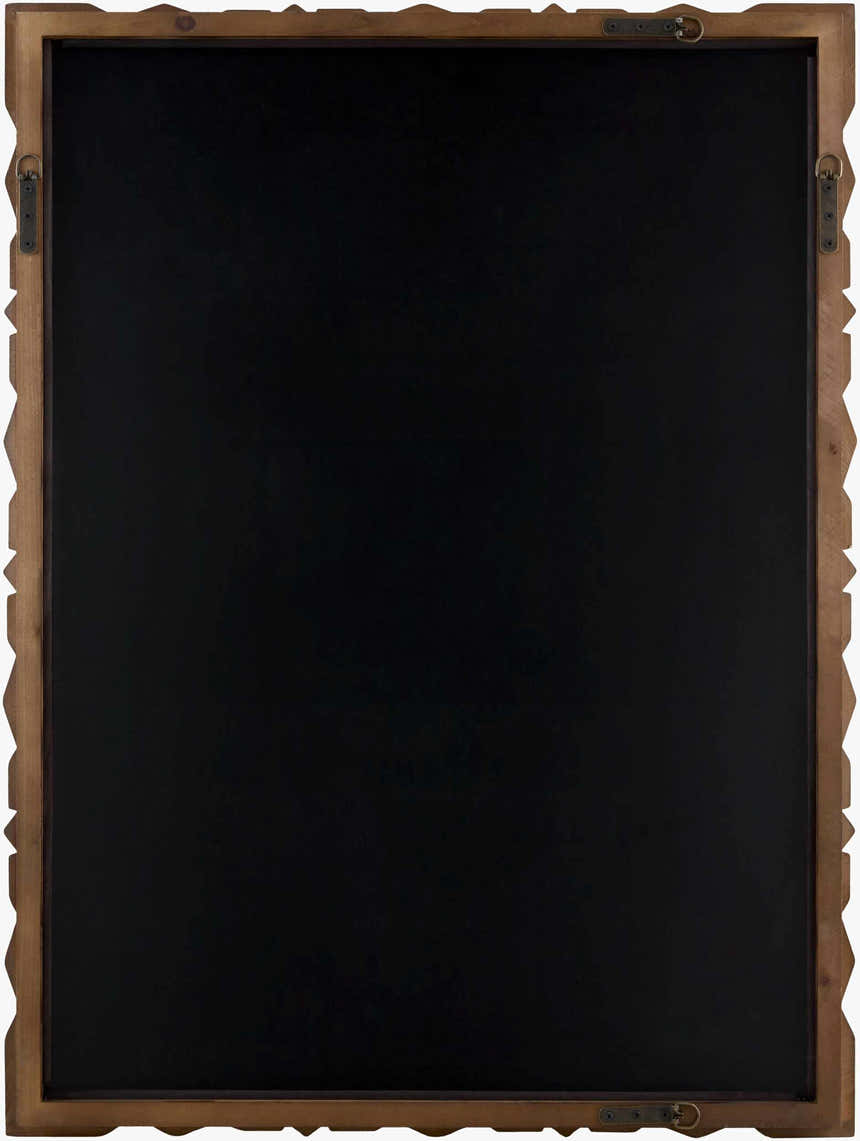 Wehai Dark Brown Wood Mirror