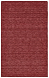 Feizy Luna Modern Solid - Red Area Rug