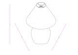 Tabuleiro Black Table Lamp