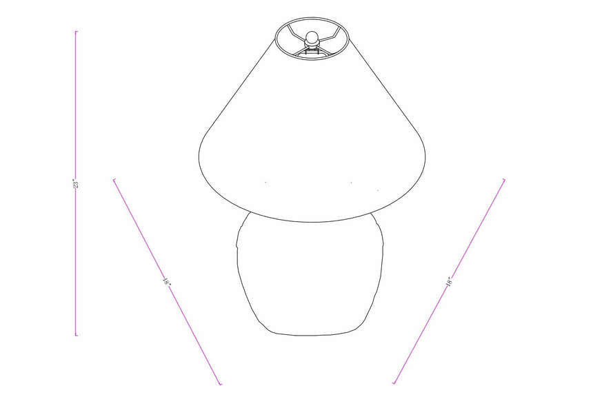 Tabuleiro Black Table Lamp