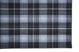 Feizy Crosby Transitional Plaid - Black/Blue/White Area Rug - Clearance