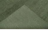 Teal and Brown Modern Contemporary Design Custom Made wool Rug