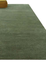 Teal and Brown Modern Contemporary Design Custom Made wool Rug