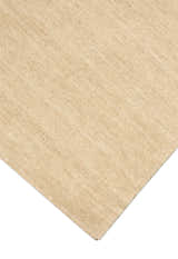 Terrain Hand Loomed Modern Beige Solid Design Wool Area Rug