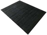 Terrain Hand Loomed Modern Charcoal Solid Design Wool Area Rug