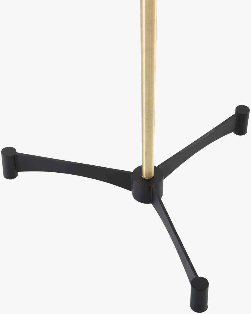 Brasson Antique Brass Classic Traditional Iron Accent Floor Lamp