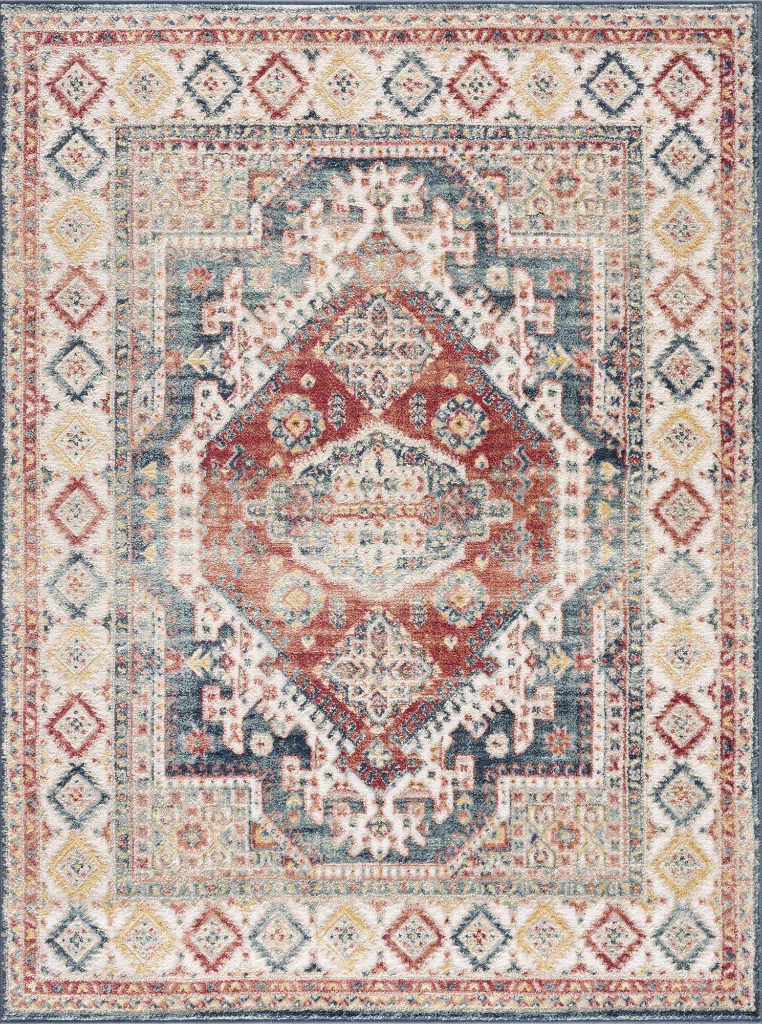 Brend Rust Medallion Area Rug - Clearance – Boutique Rugs