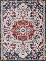 Tigril Blue & Orange 2304 Area Rug - Clearance