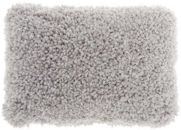 Mina Victory Shag Lush Yarn Light Grey Indoor Throw Pillow - Clearance