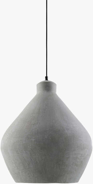 Rich Dark Gray Rustic Pendant Light for kitchen islands or dining areas