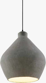 Rich Dark Gray Rustic Pendant Light for kitchen islands or dining areas