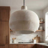 Soft Dark Gray Rustic Pendant Light for kitchen islands or dining areas