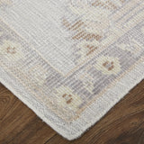 Feizy Wendover Transitional Oriental - Ivory/Silver/Tan Area Rug