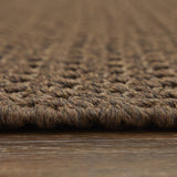 Feizy Tito Modern Solid - Brown Area Rug