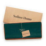 Cotton Linen Hemstitch Table Runner