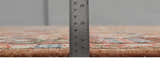 Traditional Oushak Tree of Life Rust and Brown Hand Knotted Wool Rug
