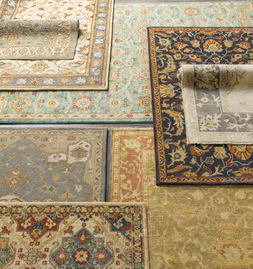 Made to Order Custom Size Cherryfield Hand Tufted Yellow & Sage 1125 Area Rug