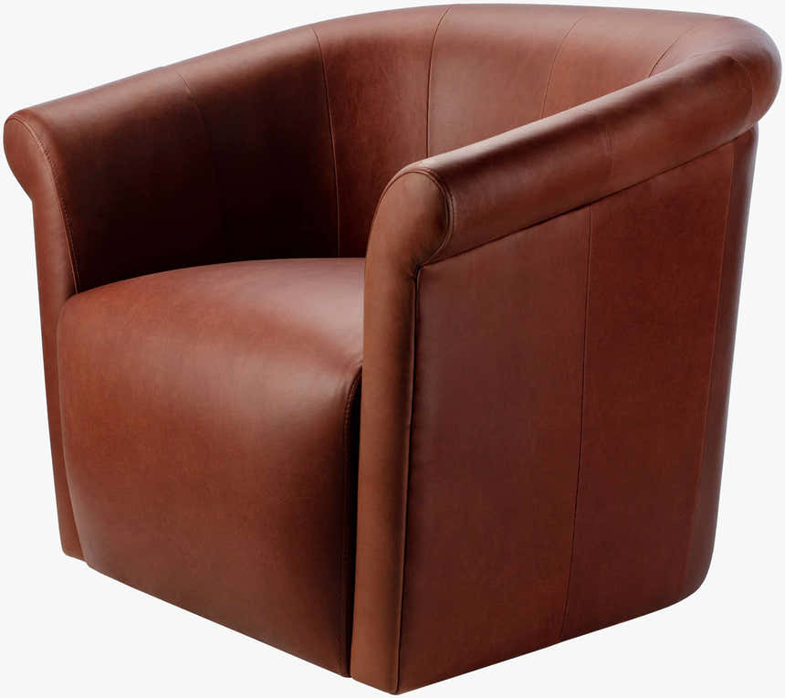 Bisignano Brown Swivel Chair - Clearance