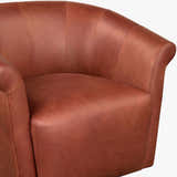 Bisignano Brown Swivel Chair - Clearance