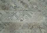 Tree of life Antique Distressed Finished Gray and Silver Low Pile Multi Size wool Area Rug