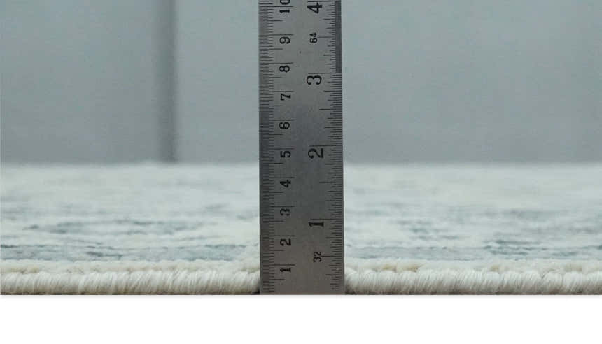 Tree of Life Hand Knotted Ivory and Charcoal Traditional Oushak Custom Made Wool Rug