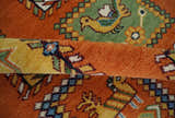 Tribal Gabbeh Rust, Ivory, Green and Beige Hand knotted Multi Size Antique Look Traditional Wool Area Rug