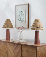 Kalyandurg Dark Brown Black Metal Table Lamp