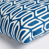 Shinrock Blue Geometric Accent Pillow - Clearance