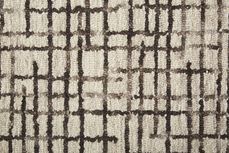 Feizy Maddox Transitional Abstract - Tan/Brown Area Rug
