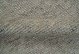 Tulu Modern Solid Beige Hand Knotted Wool Area Rug