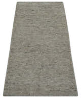 Tulu Modern Solid Beige Hand Knotted Wool Area Rug