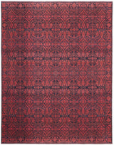 Feizy Voss Transitional Trellis & Lattice - Red/Black Area Rug