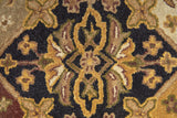 Feizy Wagner Traditional Diamond - Gold/Tan/Black Area Rug