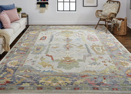 Feizy Karina Traditional Persian - Blue/Gray/Gold Area Rug