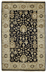 Feizy Drake Traditional Oriental - Black/Gold Area Rug - Clearance