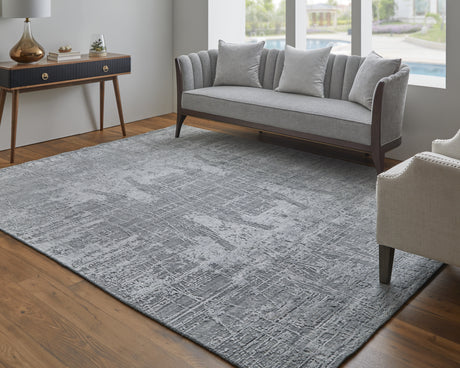 Feizy Eastfield Modern Abstract - Gray Area Rug
