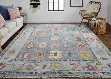 Feizy Karina Traditional Persian - Blue/Gray/Red Area Rug