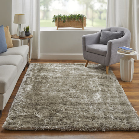 Feizy Blunham Modern Solid - Gold/Green Area Rug - Clearance