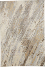 Feizy Parker Transitional Abstract - Ivory/Tan/Brown Area Rug