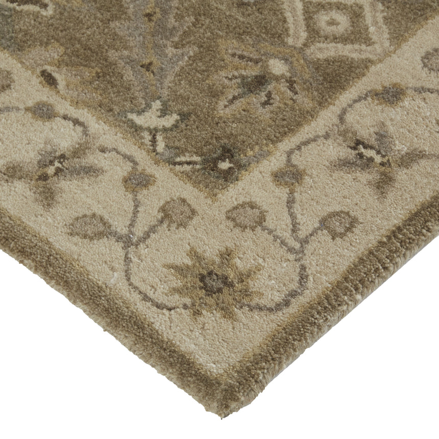 Feizy Eaton Traditional Oriental - Green/Brown/Taupe Area Rug