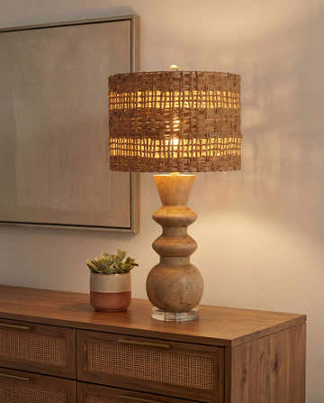Ploubezre Ivory Table Lamp