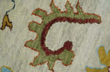 Hand Knotted Beige, Teal and Rust Traditional Oushak Multi size Wool Area Rug