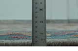 Vibrant Colorful Silver, Beige, Blue and Brown Traditional Heriz Multi Size wool Area Rug