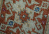 Vibrant Colorful Silver, Beige, Blue and Brown Traditional Heriz Multi Size wool Area Rug