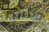 Vintage Style Earthy Green and Silver Traditional Hand Knotted Multi Size wool area rug