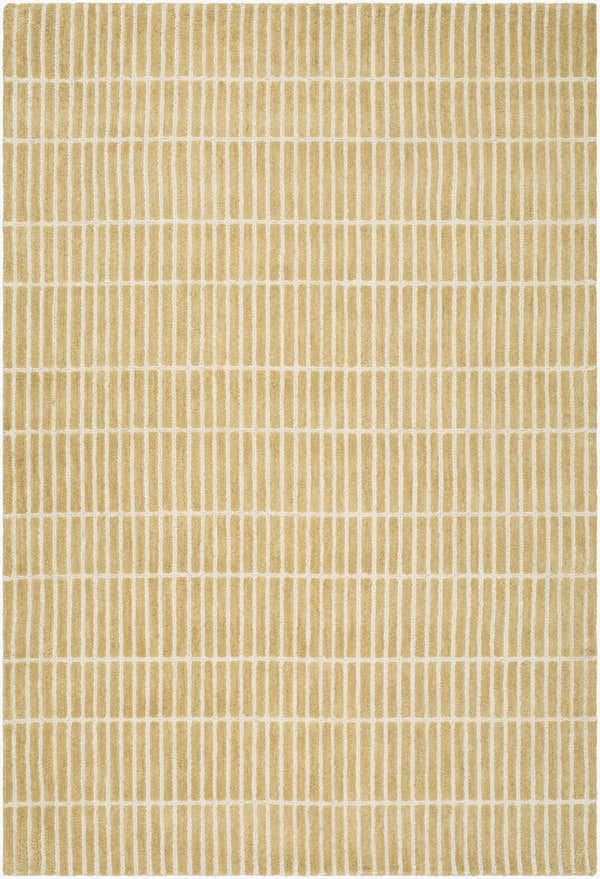 Sample Finial Yellow Wool Area Rug